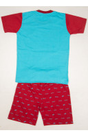 Sky Rayon Cotton Kids Dress (KR1217)